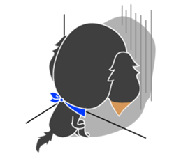 The cute little Dachshund sticker #2321955