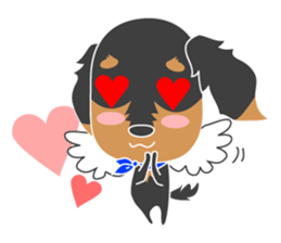 The cute little Dachshund sticker #2321959