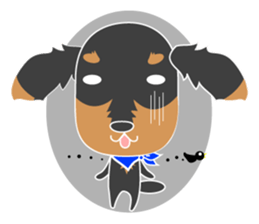 The cute little Dachshund sticker #2321965