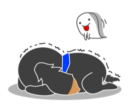 The cute little Dachshund sticker #2321966