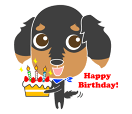 The cute little Dachshund sticker #2321968