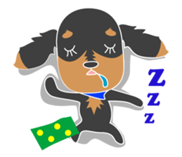 The cute little Dachshund sticker #2321969