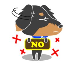 The cute little Dachshund sticker #2321974