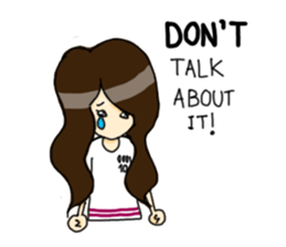 Football Fan Girl with Her Bunny sticker #2322059