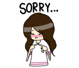 Football Fan Girl with Her Bunny sticker #2322065