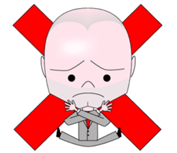 Mr. Forehead sticker #2322396