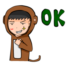 Monki and Kitten sticker #2322459