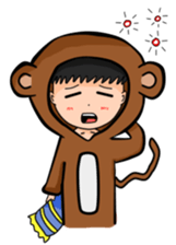 Monki and Kitten sticker #2322476