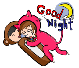 Monki and Kitten sticker #2322483