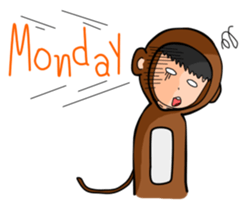 Monki and Kitten sticker #2322489