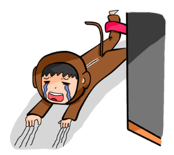 Monki and Kitten sticker #2322490