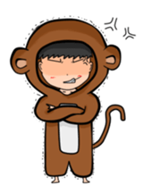 Monki and Kitten sticker #2322492