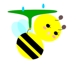 Bees leisurely sticker #2322818