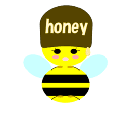 Bees leisurely sticker #2322826