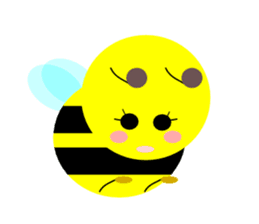 Bees leisurely sticker #2322829
