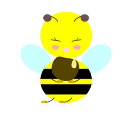 Bees leisurely sticker #2322832