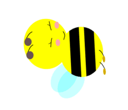 Bees leisurely sticker #2322833