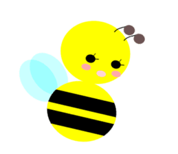 Bees leisurely sticker #2322835