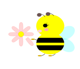 Bees leisurely sticker #2322847