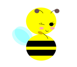 Bees leisurely sticker #2322852