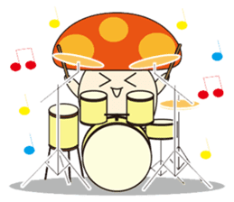 Mushroom Brass Band sticker #2322898