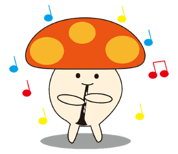 Mushroom Brass Band sticker #2322902