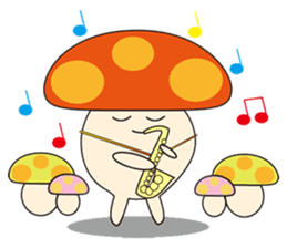 Mushroom Brass Band sticker #2322903