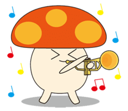 Mushroom Brass Band sticker #2322904