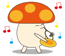 Mushroom Brass Band sticker #2322906