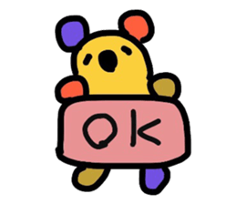 Bear kid sticker #2323060