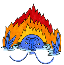 blue crawfish sticker #2323180