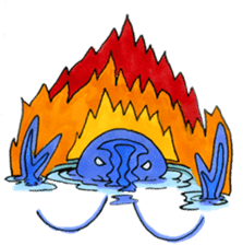 blue crawfish sticker #2323180