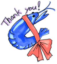 blue crawfish sticker #2323186