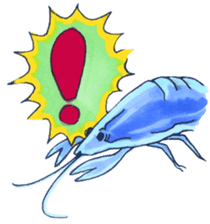 blue crawfish sticker #2323187