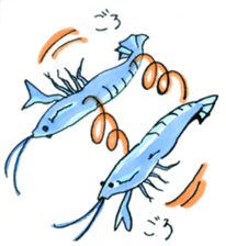 blue crawfish sticker #2323196
