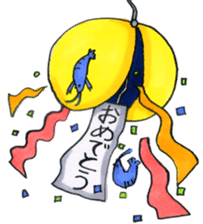 blue crawfish sticker #2323197