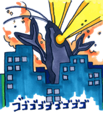 blue crawfish sticker #2323206