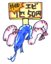 blue crawfish sticker #2323208