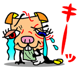 funny face manga sticker #2323220