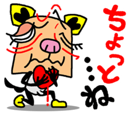 funny face manga sticker #2323232