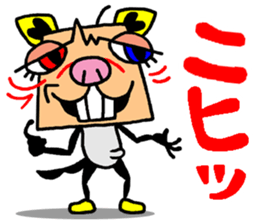 funny face manga sticker #2323245
