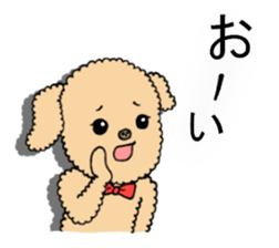 Happy days of Toy Poodle sticker #2323550