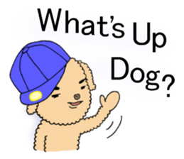 Happy days of Toy Poodle sticker #2323552