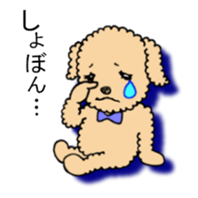 Happy days of Toy Poodle sticker #2323560