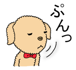 Happy days of Toy Poodle sticker #2323569