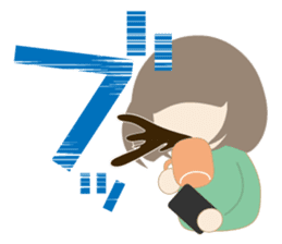 Warm fuzzy sticker can be used everyday sticker #2324360