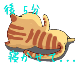 Lovely Lazy Cat sticker #2324616