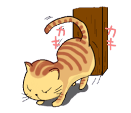 Lovely Lazy Cat sticker #2324637