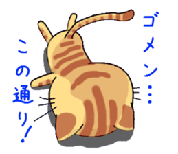 Lovely Lazy Cat sticker #2324641