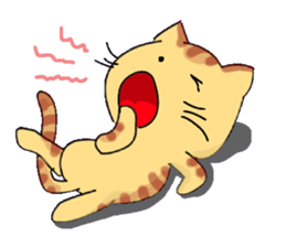 Lovely Lazy Cat sticker #2324653